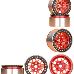 HB-TOYS R1001 Parts Metal Wheel Hub Red