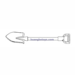 HB-TOYS R1011 Parts Shovel