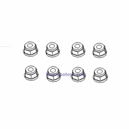 HB-TOYS R1014 Parts M4 Flange Locking Nut