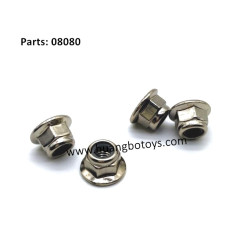 Accessories 08080 HB-TOYS R1001 Parts M4 Flange Lock Nuts
