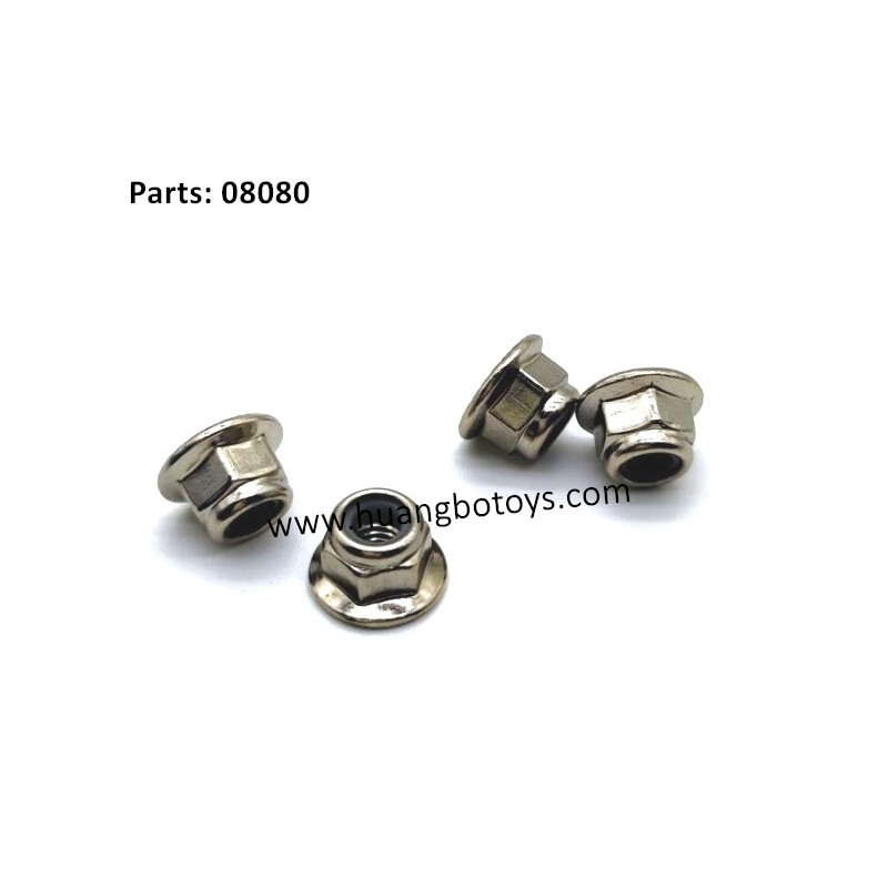 Accessories 08080 HB-TOYS R1001 Parts M4 Flange Lock Nuts Accessories 08080 HB-TOYS R1001 Parts M4 Flange Lock Nuts