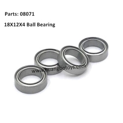 HB R1001 RC Car Parts 08071 Bearing 18*12*4
