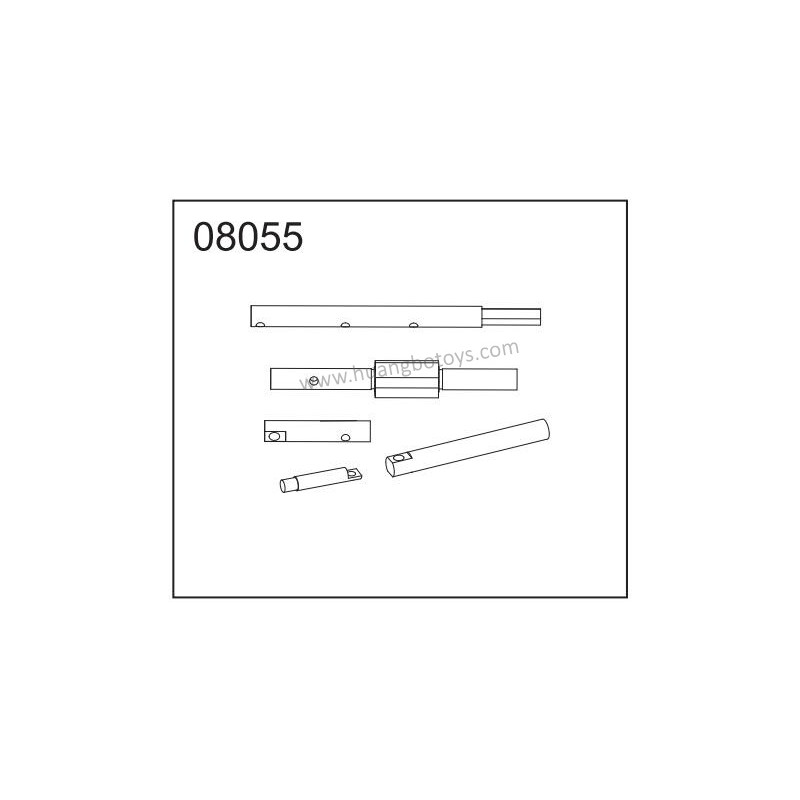 Accessories 08055 For HB R1001 R1002 R1003 Parts Speed Conversion Axle Accessories 08055 For HB R1001 R1002 R1003 Parts Speed Conversion Axle