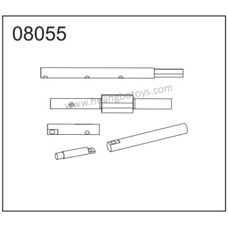 Accessories 08055 For HB R1001 R1002 R1003 Parts Speed Conversion Axle