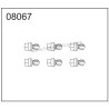 Accessories 08067 For HB R1001 R1002 R1003 08067 Parts Universal Ball Joint