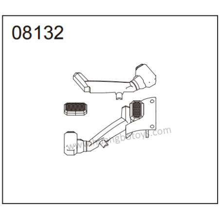 HB-TOYS R1011 Parts 08132 Wading Pipe Parts