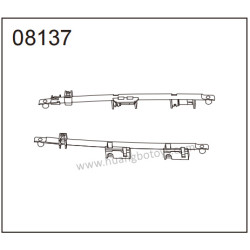 Accessories 08137 For HB R1011 R1012 R1013 Parts Connectors Of Left And Right Car Shell