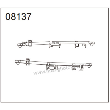 Accessories 08137 For HB R1011 R1012 R1013 Parts Connectors Of Left And Right Car Shell