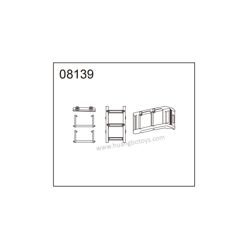 HB-TOYS R1012 Parts 08139 Side Ladder HB-TOYS R1012 Parts 08139 Side Ladder