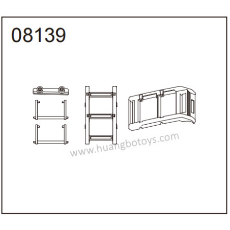 HB-TOYS R1012 Parts 08139 Side Ladder