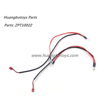 Accessories ZPT10022 For HB Toys ZP1008 Parts Front And Rear LED Light
