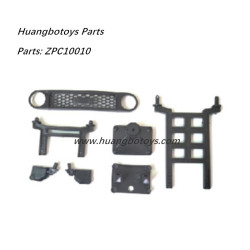 HB Toys ZP1008 Parts Shell Support Frame+Spare Tire Bracket+Rearview Mirror ZPC10010