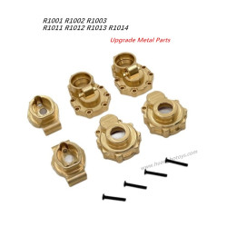 HB Toys R1001 R1002 R1003 Upgrade Parts Metal Rear Hub-Brass