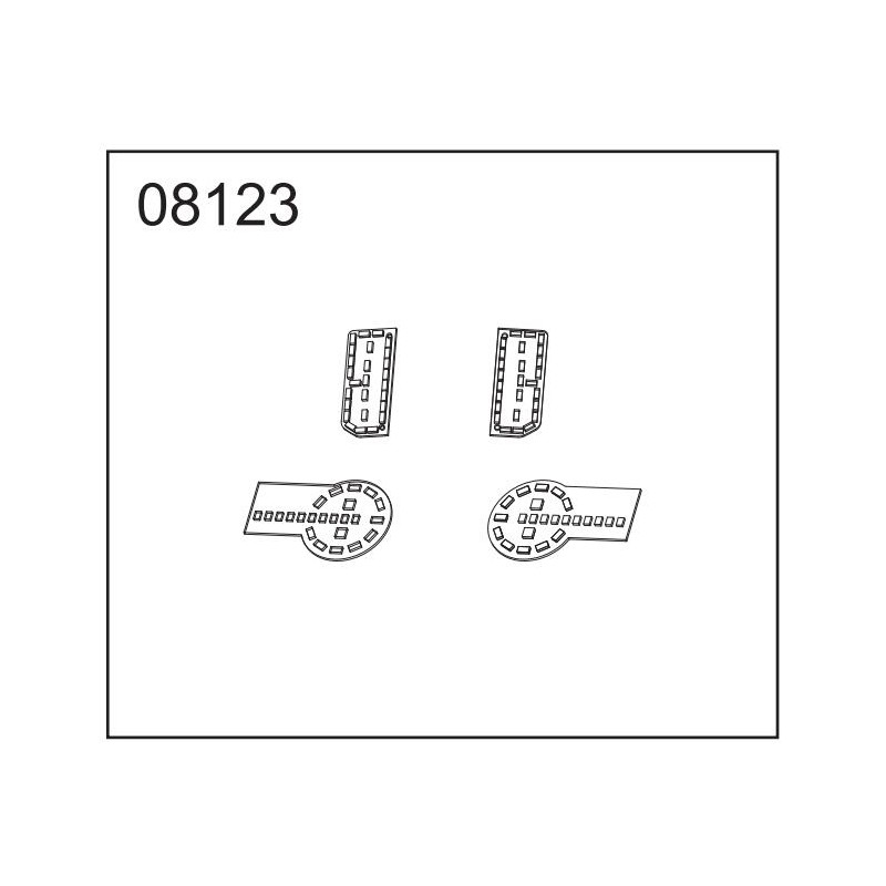Accessories 08123 For HB R1001 R1002 R1003 Parts Light Panel Accessories 08123 For HB R1001 R1002 R1003 Parts Light Panel