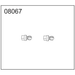 Accessories 08067 For HB R1001 R1002 R1003 08067 Parts Universal Ball Joint