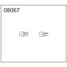 Accessories 08067 For HB R1001 R1002 R1003 08067 Parts Universal Ball Joint