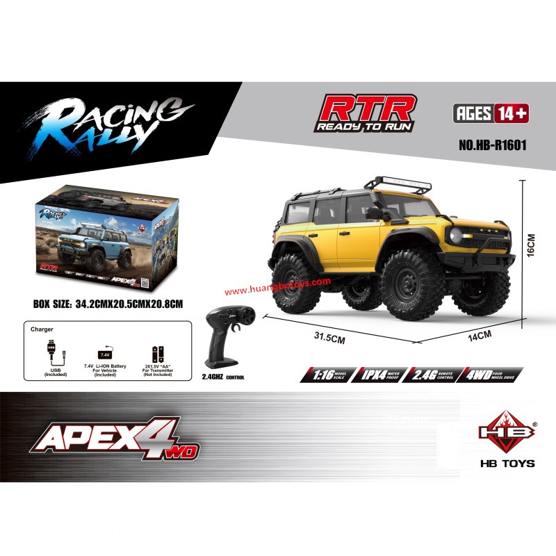 Huangbotoys HB-R1601 1:16 RC Climbing Car