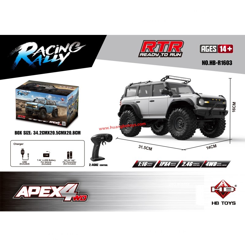 Huangbotoys HB-R1603 RC Crawler Car