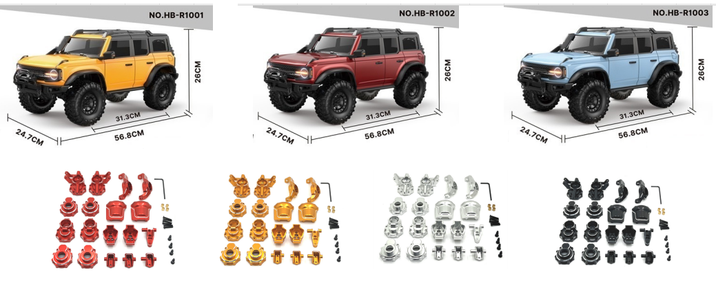 Huangbo Toys HB R1001 R1002 R1003 Upgrade Metal Kit